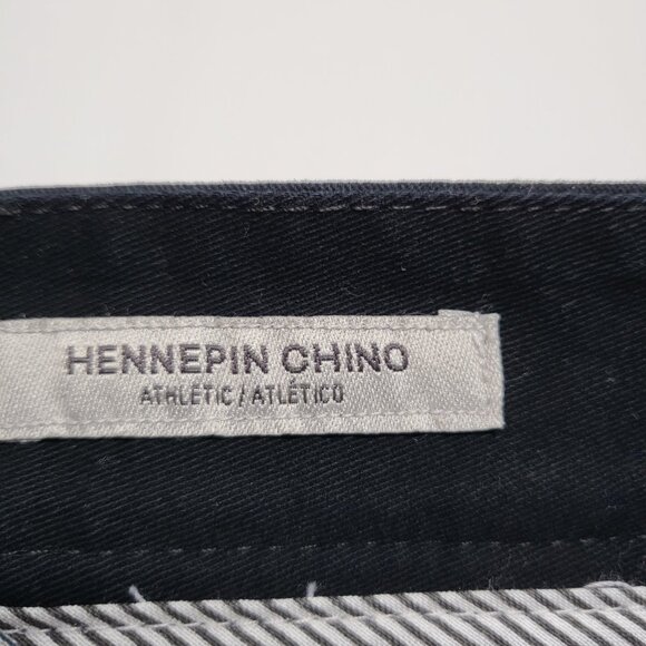 Goodfellow Mens Pants Hennepin Chino 38 X 30 Athletic Slim Tapered Leg Black - Picture 6 of 16